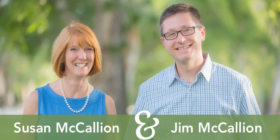 Susan and Jim McCallion with names