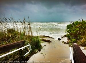 hurricane isaac sanibel beach