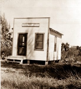 Sanibel Post Office in 1947
